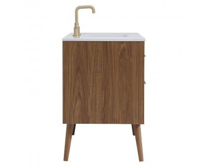 Elegant Bathroom Vanity - Walnut Brown (VF41042WB)