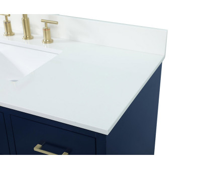 Elegant Bathroom Vanity - Blue (VF41048MBL-BS)