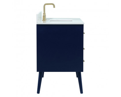 Elegant Bathroom Vanity - Blue (VF41048MBL-BS)