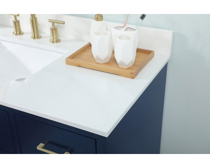 Elegant Bathroom Vanity - Blue (VF41048MBL-BS)