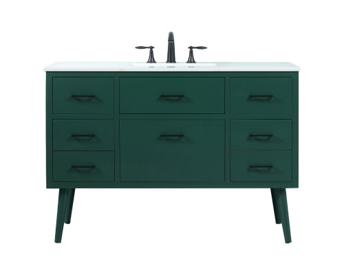 Elegant Bathroom Vanity - Green (VF41048MGN)