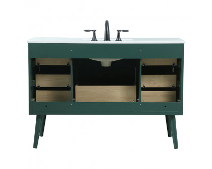 Elegant Bathroom Vanity - Green (VF41048MGN)