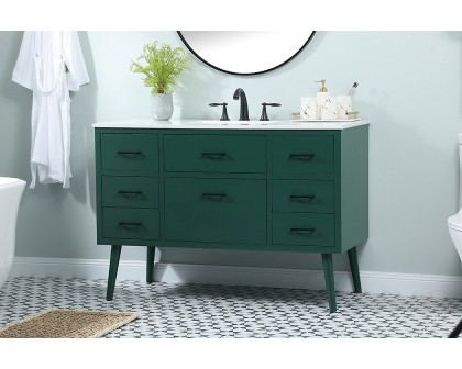 Elegant Bathroom Vanity - Green (VF41048MGN)