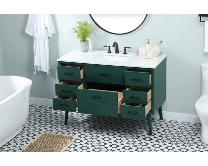 Elegant Bathroom Vanity - Green (VF41048MGN)