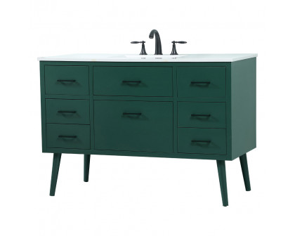 Elegant Bathroom Vanity - Green (VF41048MGN)