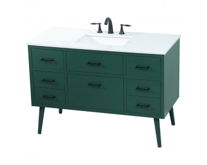 Elegant Bathroom Vanity - Green (VF41048MGN)