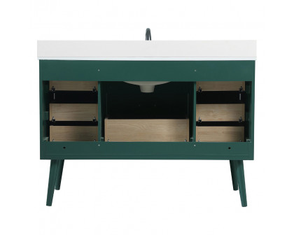 Elegant Bathroom Vanity - Green (VF41048MGN-BS)