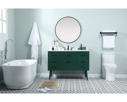 Elegant Bathroom Vanity - Green (VF41048MGN-BS)