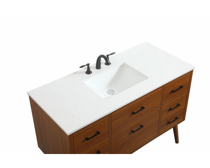 Elegant Bathroom Vanity - Teak (VF41048MTK)