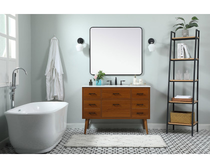 Elegant Bathroom Vanity - Teak (VF41048MTK)