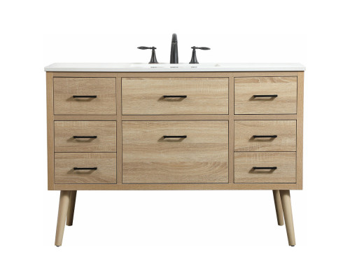 Elegant Bathroom Vanity - Mango Wood (VF41048MW)