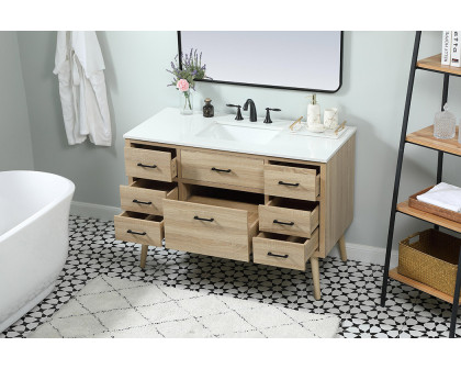 Elegant Bathroom Vanity - Mango Wood (VF41048MW)