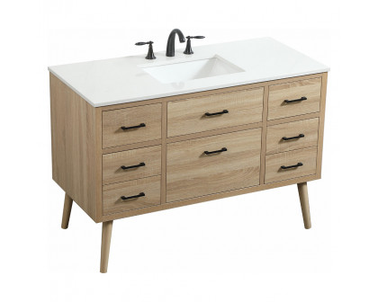 Elegant Bathroom Vanity - Mango Wood (VF41048MW)