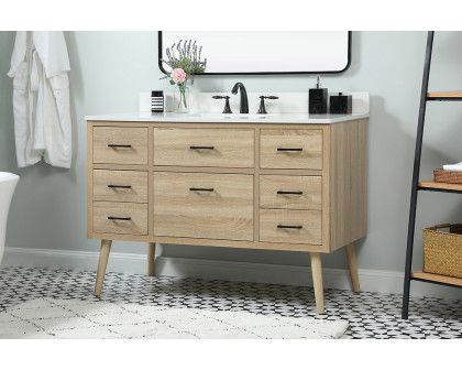 Elegant Bathroom Vanity - Mango Wood (VF41048MW-BS)