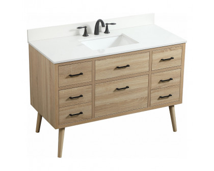 Elegant Bathroom Vanity - Mango Wood (VF41048MW-BS)