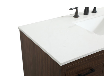 Elegant Bathroom Vanity - Walnut (VF41048MWT)