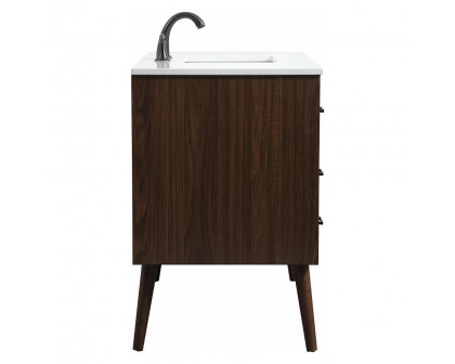 Elegant Bathroom Vanity - Walnut (VF41048MWT)