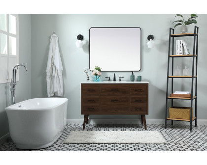 Elegant Bathroom Vanity - Walnut (VF41048MWT)