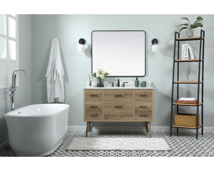 Elegant Bathroom Vanity - Natural Oak (VF41048NT-BS)