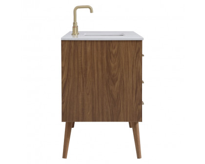 Elegant Bathroom Vanity - Walnut Brown (VF41048WB)