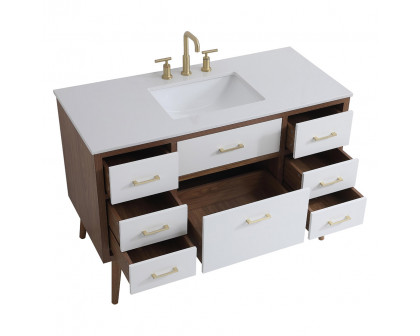 Elegant Bathroom Vanity - White (VF41048WH)