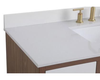 Elegant Bathroom Vanity - White (VF41048WH-BS)