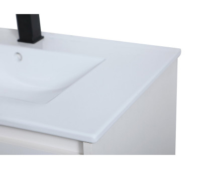 Elegant Bathroom Vanity - White, L 30" (VF42030WH)