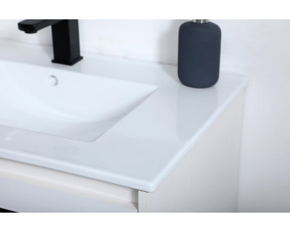 Elegant Bathroom Vanity - White, L 30" (VF42030WH)