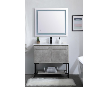 Elegant Bathroom Vanity - Concrete Gray, L 36" (VF42036CG)