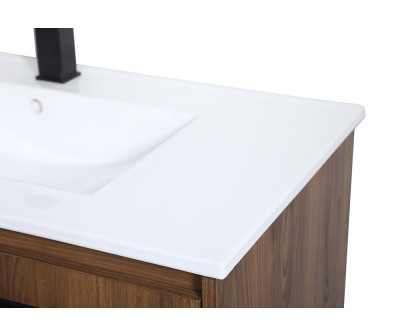 Elegant Bathroom Vanity - Walnut Brown, L 36" (VF42036WB)