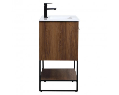 Elegant Bathroom Vanity - Walnut Brown, L 36" (VF42036WB)