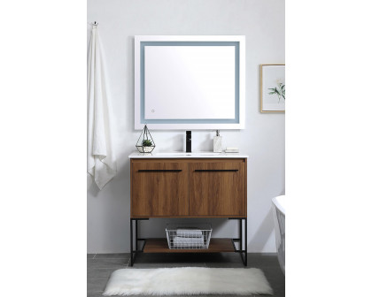 Elegant Bathroom Vanity - Walnut Brown, L 36" (VF42036WB)