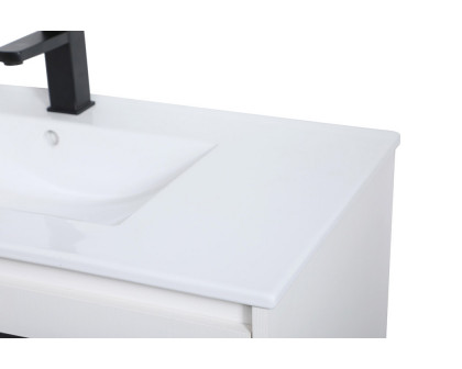 Elegant Bathroom Vanity - White, L 36" (VF42036WH)