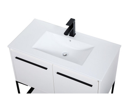 Elegant Bathroom Vanity - White, L 36" (VF42036WH)