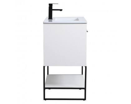 Elegant Bathroom Vanity - White, L 36" (VF42036WH)