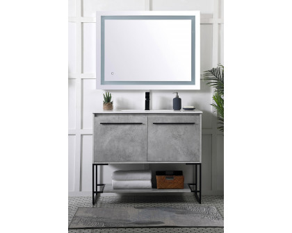 Elegant Bathroom Vanity - Concrete Gray, L 40" (VF42040CG)