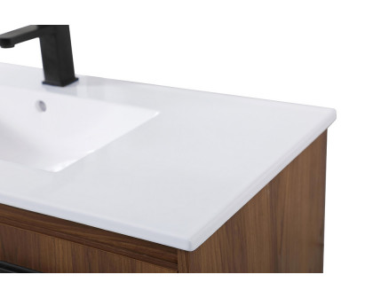 Elegant Bathroom Vanity - Walnut Brown, L 40" (VF42040WB)