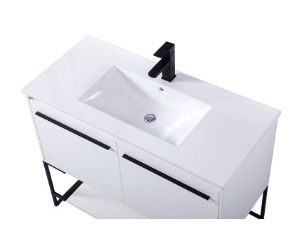 Elegant Bathroom Vanity - White, L 40" (VF42040WH)