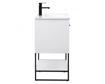 Elegant Bathroom Vanity - White, L 40" (VF42040WH)