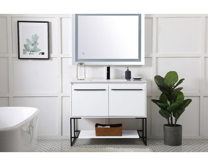 Elegant Bathroom Vanity - White, L 40" (VF42040WH)