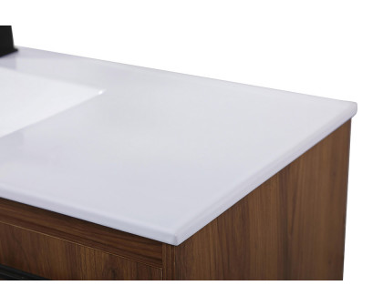 Elegant Bathroom Vanity - Walnut Brown (VF42048WB)