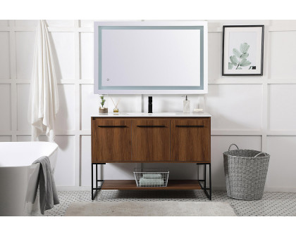 Elegant Bathroom Vanity - Walnut Brown (VF42048WB)