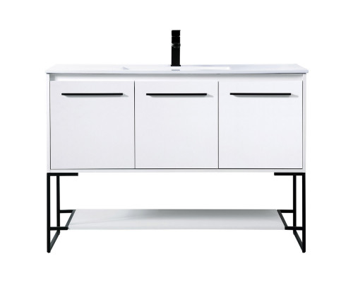 Elegant Bathroom Vanity - White (VF42048WH)