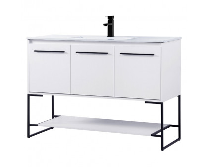 Elegant Bathroom Vanity - White (VF42048WH)