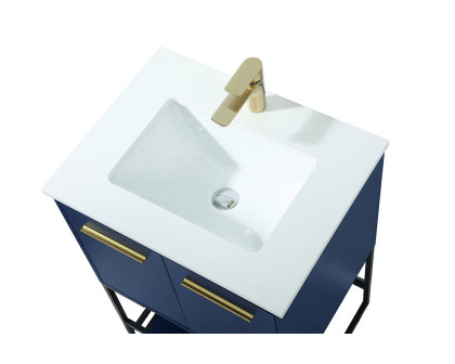 Elegant Bathroom Vanity - Blue (VF42524MBL)