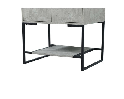 Elegant Bathroom Vanity - Concrete Gray (VF42524MCG)