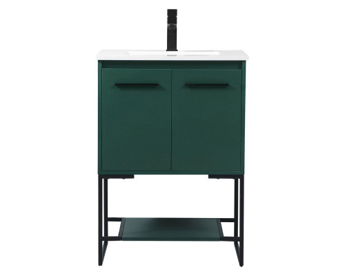 Elegant Bathroom Vanity - Green (VF42524MGN)