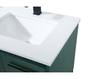 Elegant Bathroom Vanity - Green (VF42524MGN)