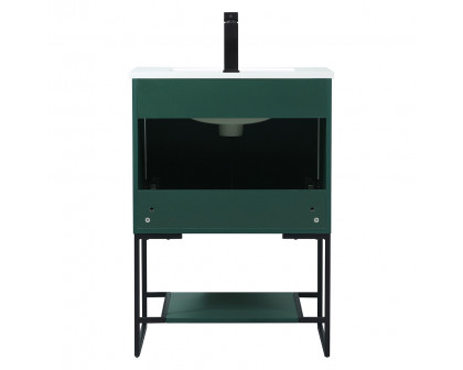 Elegant Bathroom Vanity - Green (VF42524MGN)