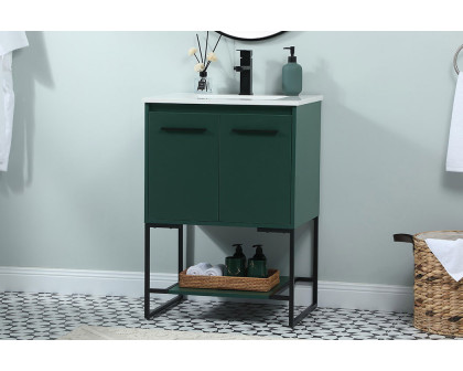 Elegant Bathroom Vanity - Green (VF42524MGN)